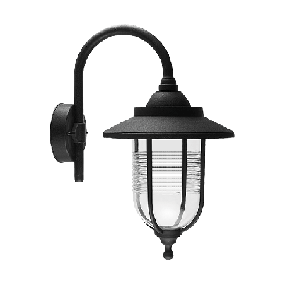 JEREMY lantern down 1xE27 black IP44