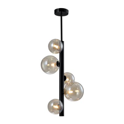 BILL Chandelier 4xE14  black/bronze