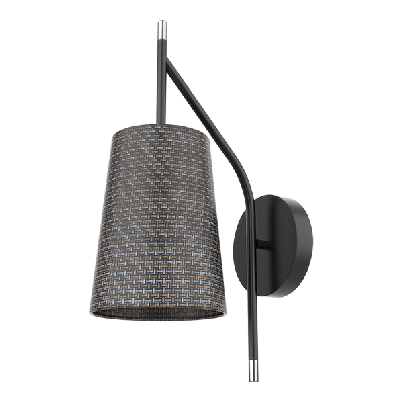 THERA Wall lamp 1xE14 black/chrome