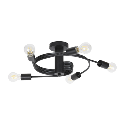 DONNA Chandelier 3xE27 black