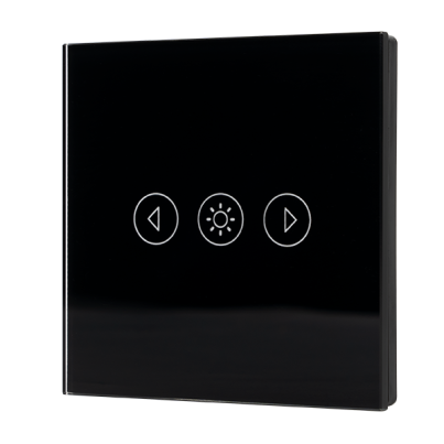 Wi-Fi smart touch dimmer switch black