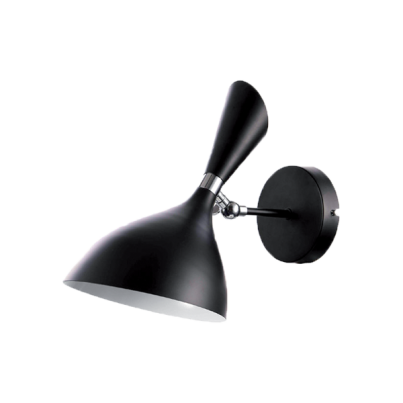 MORGAN Wall lamp 1xE14 black