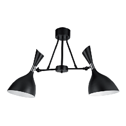 MORGAN Chandelier 2xE14 black