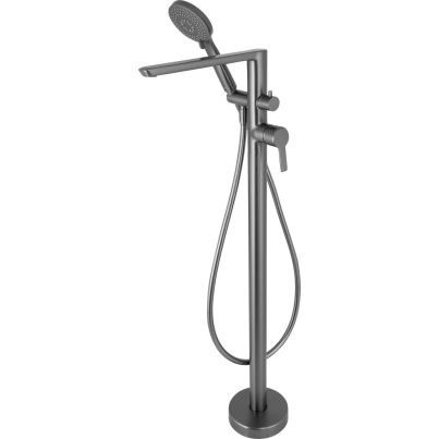 ARNIKA Freestanding Bath Mixer with Shower Set, Titanium