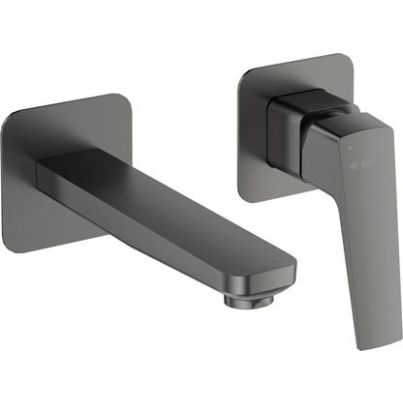 BLUR Basin Mixer, Titanium