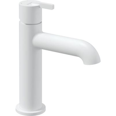 SILIA Basin Mixer without Click-Clack, White