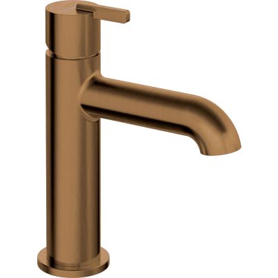 SILIA Basin Mixer without Click-Clack, Matte Bronze