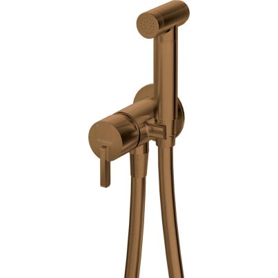 SILIA Concealed Bidet Mixer with Hand Shower, Matte Bronze
