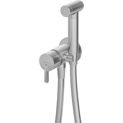SILIA Bidet Mixer with Concealed Hand Shower, Stainless Steel