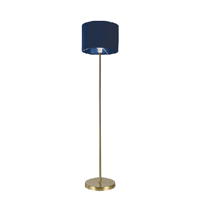 FRANCO Floor lamp 1xE27 brass/blue