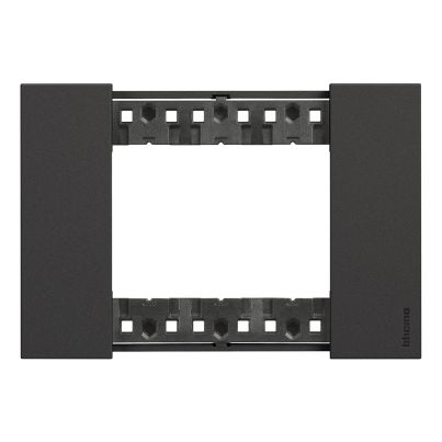 Cover Plate 3-Module LEGRAND Living Now, Black