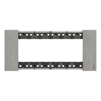 Cover Plate 6-Module LEGRAND Living Now, Steel