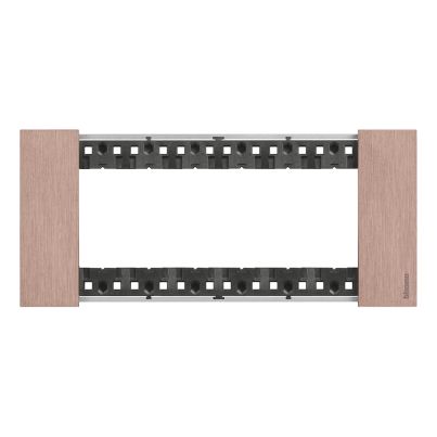 Cover Plate 6-Module LEGRAND Living Now, Copper