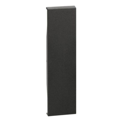 Blanking Pole Cover 1-Module LEGRAND Living Now, Black