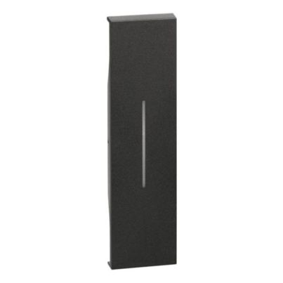 Control Cover 1-Module LEGRAND Living Now, Black