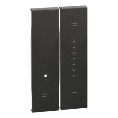 Dimmer Cover 2-Module LEGRAND Living Now, Black