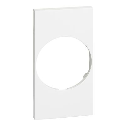Cover Plate German-Italian Standart Socket P30 LEGRAND Living Now, French, Torch, 2-Module, White