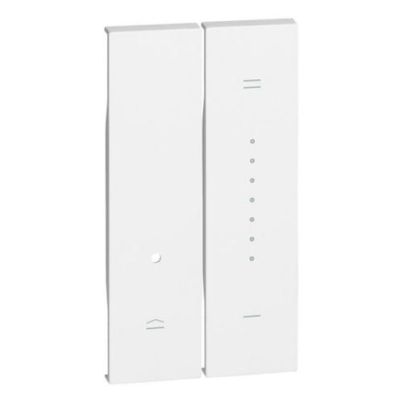 Dimmer Cover 2-Module LEGRAND Living Now, White