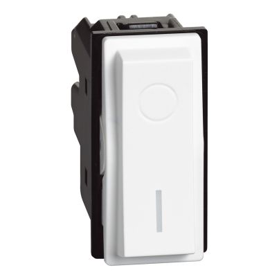 2P Switch 1-Module LEGRAND Living Now, 16AX, 250V, White