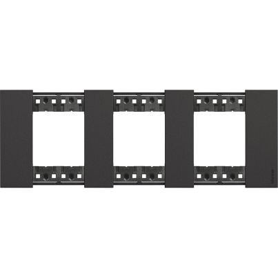Cover Plate 2x2x2-Module LEGRAND Living Now, Black