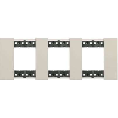 Cover Plate 2x2x2-Module LEGRAND Living Now, Sand