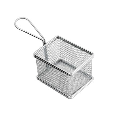 Rectangular fry basket 10x7cm