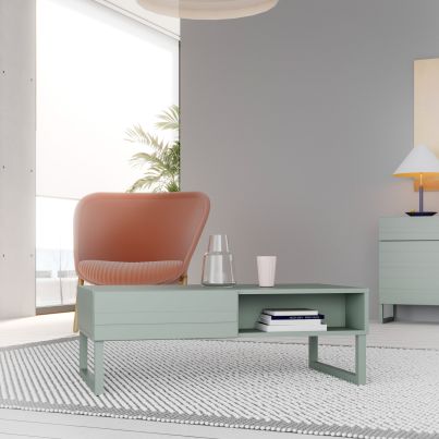 Coffee table sage THREE, Sage