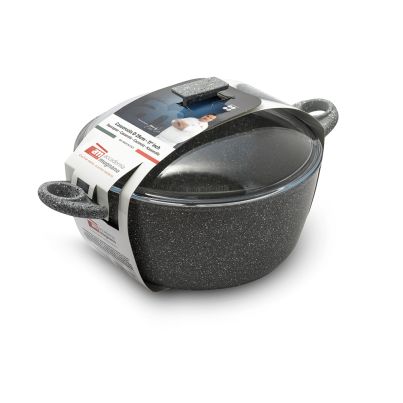 Casserole with glass lid Cuore di Pietra 32cm 10,30L