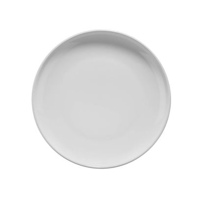 Flat plate Crouton white/navy blue