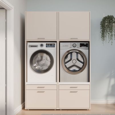 Upper cabinet TWENTY TWO, 66.6/58.5 cm, Sand beige