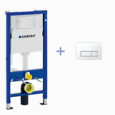 GEBERIT DUOFIX DELTA 50 Package, White