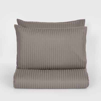 Double bed linen set DILIOS Seville Lux, 3 pcs, dark grey