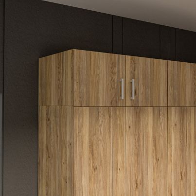 Cupboard unit for wardrobe FIVE 90 cm, Mauvella Oak