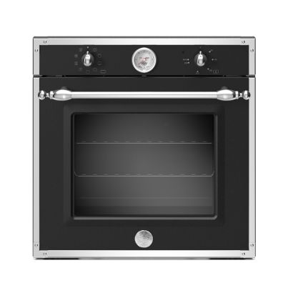 Electric Ventilated Built-in Oven Heritage 76L Matt Black