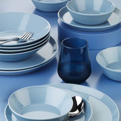 Dinner set Forza 24 pcs. blue