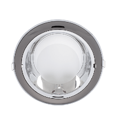 GL206E downlight 2xE27 graphite/chrome Model 2