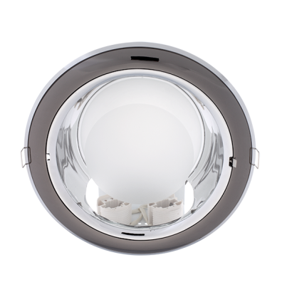 GL206 downlight 2xG24 graphite/chrome Model 1