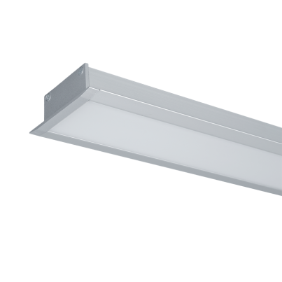 LED Profile S77 24W 4000K 600mm Grey Recessed mounting