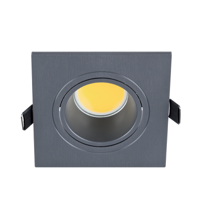 LED Plastic square spotlight Cob 7W 2700-3000K graphite