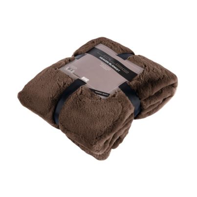 Lalee Blanket HEAVEN 800 150x200 dark taupe