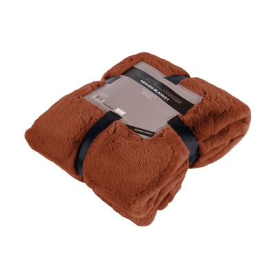 Lalee Blanket HEAVEN 800 150x200 terracotta