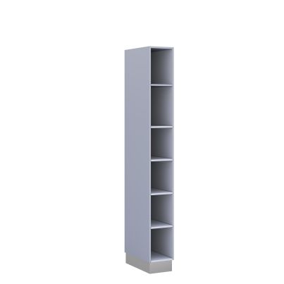 Bookshelf ARES, light grey 30x60 with legs