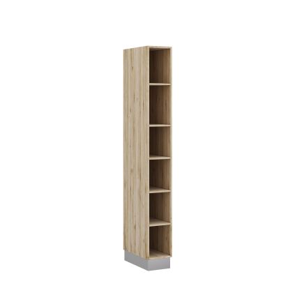 Bookshelf ARES, cadiz oak 30x60 with legs