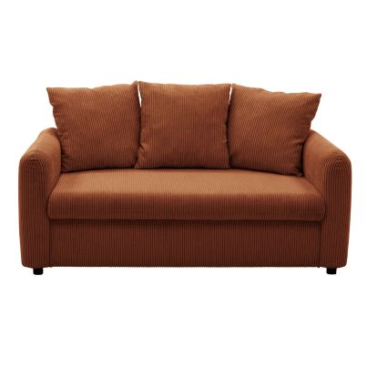 Three-seater sofa ALADIN, Terracotta