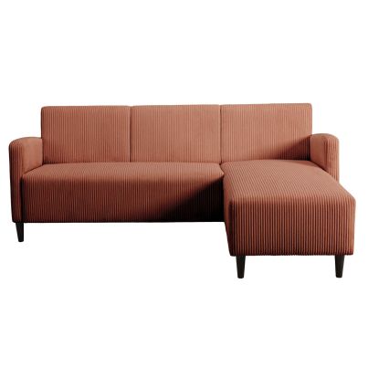 Corner sofa BESTY, Terracotta