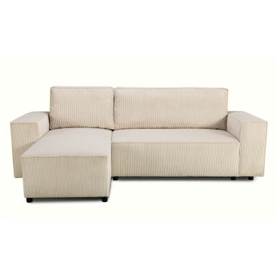 Corner Sofa Bed JOSH, Pearl