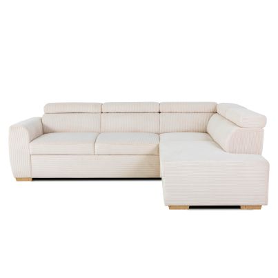 Corner Sofa Bed KELIO 2, Pearl