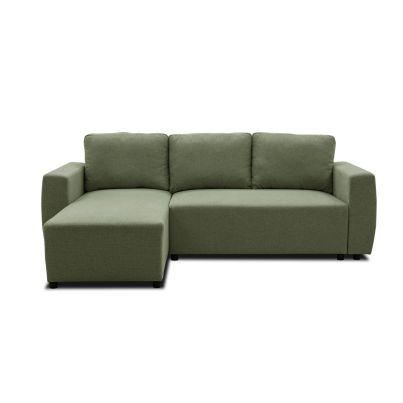 Corner Sofa Bed PHARELL, Olive