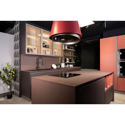Modular kitchen KYRA, 304 cm with island and accessories