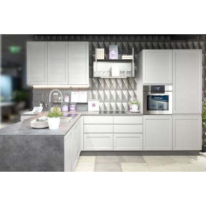 Modular kitchen SELMA, 368 cm with island and accessories